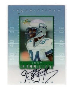 1999 Score Supplemental Inscriptions Joey Galloway Auto #JG-84 - Imagen 1 de 1