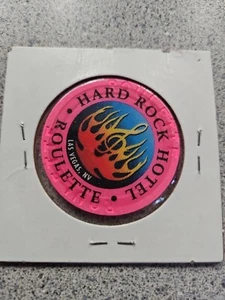 RULETA CASINO CHIP - HARD ROCK LAS VEGAS NV 1999 RULETA #V2654.PK OBS CL 2020 - Imagen 1 de 2