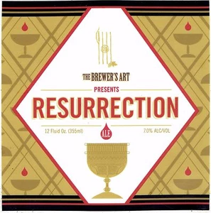 Brewer's Art Resurrection sticker craft beer Baltimore MD Belgian-Style - Picture 1 of 1