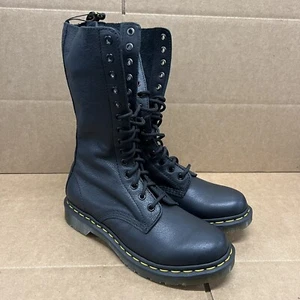 Dr Martens 1B99 Virginia Leather 14-Eye Mid Calf Boots - Women’s Sz US 9 | EU 41 - Picture 1 of 12
