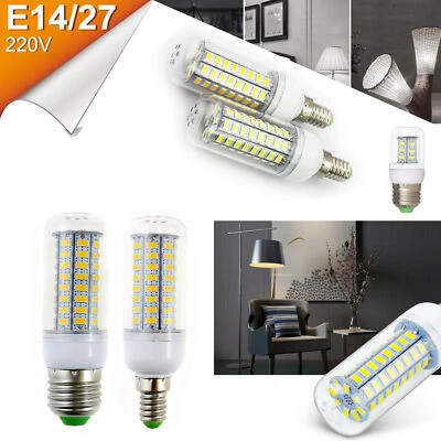 LED Corn Light Bulbs 5730 SMD 220V 240V LED Bulb For Home E14 Lamp E27 E12 220V - Image 1 of 4