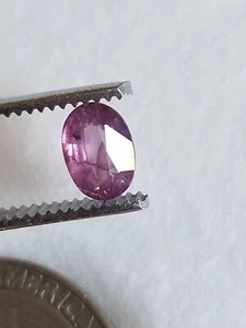 1.10 Ct Natural Pinkish Purple Sapphire Batakundi /Basil Area Unheated Gemstone - Picture 1 of 5
