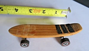 1978 VINTAGE HOMEMADE Wooden Skateboard With HOT WHEELS®, Kicktail, & Grip Tape - Picture 1 of 10