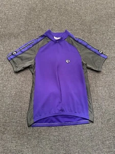 Maglia bici donna Pearl Izumi top viola foglia M ciclismo 3/4 zip manica corta - Foto 1 di 9