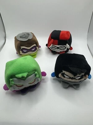 Lote de peluches Kawaii Cubes Harley Quinn Joker Batman Riddler DC Comics Foto 1 de 4