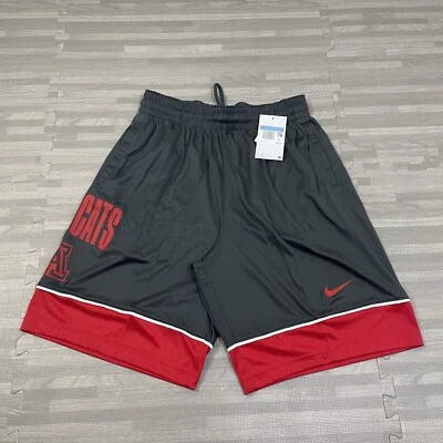 Nike Dri-Fit Arizona Wildcats Football Training Shorts Mens M 9" Gray Red $35 - Image 1 of 4