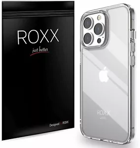 ROXX Apple iPhone 13 Pro Antigelb Clear Case Hardcase Transparente Hülle