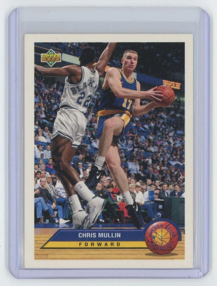 1992-93 Upper Deck McDonald's Basketball Card Chris Mullin Golden State Warriors - Image 1 of 2