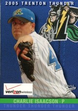 2005 Trenton Thunder CHARLIE ISAACSON RC YANKEES CUBS DES MOINES IA