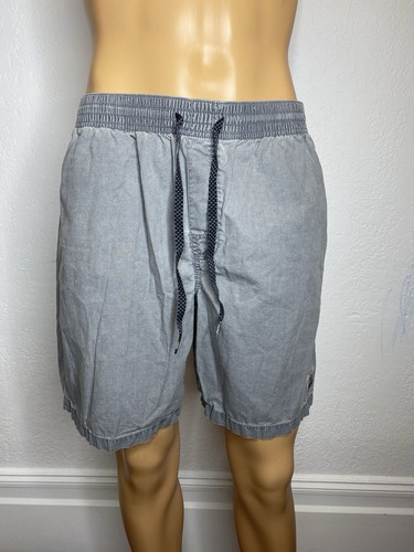 VANS Pantaloncini Off the Wall Uomo XL Grigio Coulisse Tavola Skateboard Casual