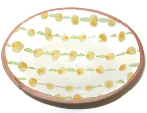 Vintage Mackenzie Childs Wallcourt FENWICK Small Oval Bowl Soap Dish, 6 1/2" - Picture 1 of 2