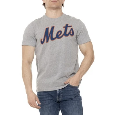 New '47 Brand T-shirt Tee MLB New York Mets Slate Gray Mens Medium - Image 1 of 2