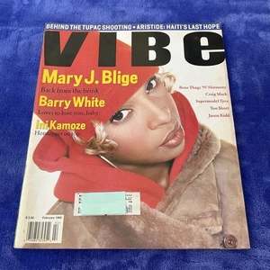 Vibe Magazine Mary J. Blige February 1995 - Picture 1 of 9