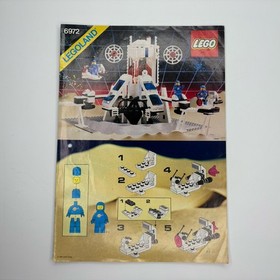 Lego 6972 Polaris I Space Lab Instruction Manual ONLY Vintage Space Legoland