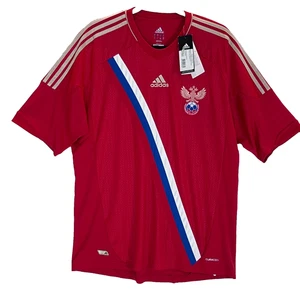 Adidas Russia Euro 2012/13 Kit Climacool Football Jersey Home Shirt Sz Large NWT - Picture 1 of 10