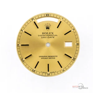 Original Herren Rolex DayDate 36mm 18238 18038 Champagne Stick Dial 18KY #H96 - Bild 1 von 8