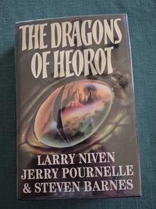 The Dragons of Heorot, Niven, Pournelle, Barnes, 1st edition (Gollancz) SIGNEDx3 - Picture 1 of 12