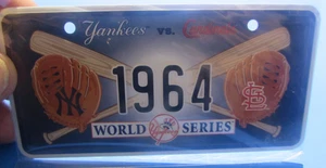 1964 WORLD SERIES YANKEES / CARDINALS - MINI GEDENK NUMMERNSCHILD - Bild 1 von 1