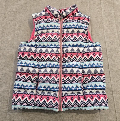 Chaleco abrigo acolchado forrado de lana para niñas Gymboree con bolsillos talla L (10-12) Foto 1 de 4