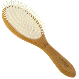 Nylon Pin Bamboo Oval Hair Brush - Picture 1 of 4