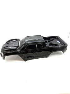 Traxxas Xmaxx Snap-On Body Black Flames 1/5 Rare Monster Truck Body - Picture 1 of 11