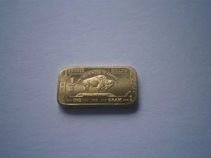 "BUFFALO" 1g BRONZE- ONE GRAM .999 PURE BRONZE USA - FREE POSTAGE - Picture 1 of 2