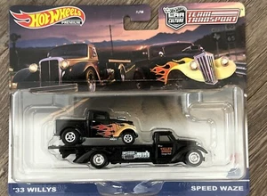 2024 Hot Wheels Team Transport ~ 33 Willys & Speed Waze - Brandneu - Bild 1 von 2
