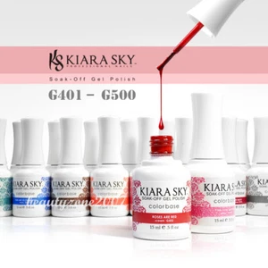 Kiara Sky Soak-off UV Gel Polish 0.5oz *Choose any one* G401-G500