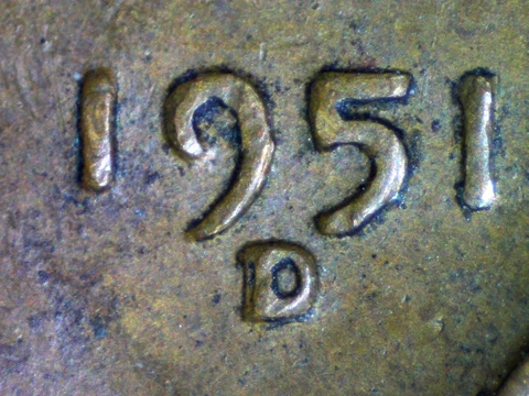 1951-D/D Lincoln Wheat Cent Error Variety, RPM-002 *113 Cover