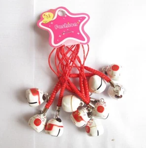 New 60 pcs Cartoon Cat Jingle Bells Lanyard DIY Making Accessories keychians - Picture 1 of 1