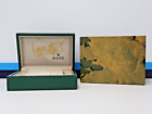 Vintage Rolex Moon Crater 68.00.06 Green Leather Watch Box/case