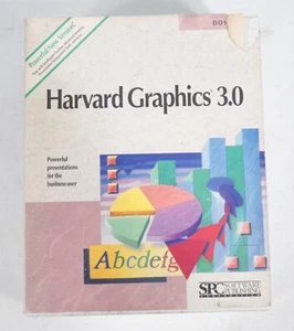 Disquete vintage Harvard Graphics versión 3.0 DOS 3.5" ST533B01 - Imagen 1 de 14