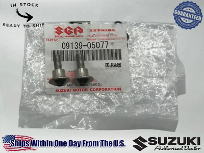Suzuki Genuino OEM HAYABUSA GSX1300R CARROCERÍA CUBIERTA TORNILLO PAR (5X16) 09139-05077 Foto 1 de 4