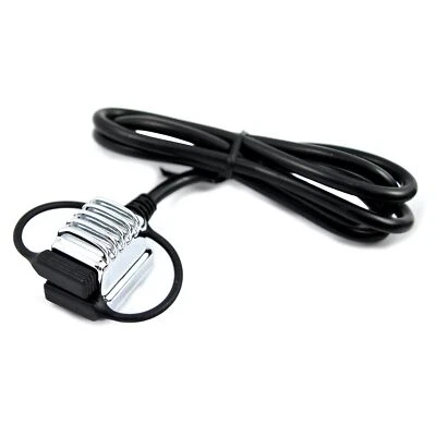KURYAKYN USB 12V Powerpoint Ladeanschluss Ladekabel Navi f Harley-Davidson Chrom - Bild 1 von 4
