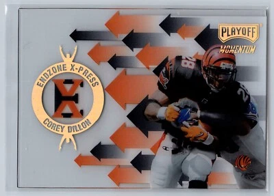 1998 PLAYOFF MOMENTUM ENDZONE X-PRESS R6 OF 29 COREY DILLON BENGALS - Image 1 of 2