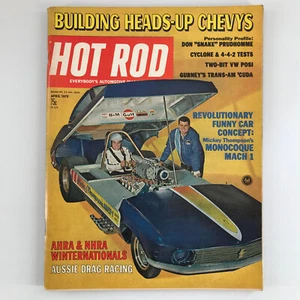 Hot Rod Magazine April 1970 Subscription Edition - Imagen 1 de 2