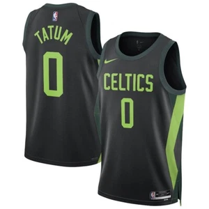 Boston Celtics Men's jersey NBA City Edition (0 TATUM) New All Sizes UK - Picture 1 of 4