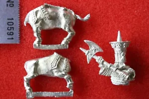 Games Workshop Warhammer Chaos Dwarf Bull Centaur Dwarves Metal Complete Mint B6 - Picture 1 of 2