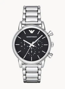 Armani Emporio Watch AR1853 W/Cert Of Authenticity, Instruction & Warranty Book - Picture 1 of 2