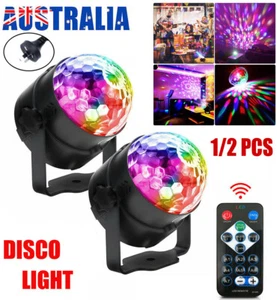 USB Magic Ball Light LED Party Disco RGB Rotating Club DJ Stage Lights +Remote - Picture 1 of 19