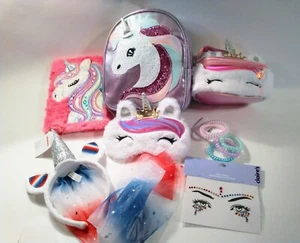 Claire's Accessories Unicorn Combo Set Glitter Kawaii Cute For Girls - NOTE - Picture 1 of 6