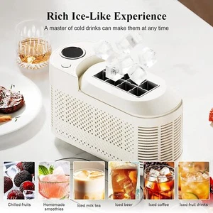 Mesenymm Portable Countertop Ice Maker Machine 8 Cubes in 10 Mins Camping & Car - Picture 1 of 31