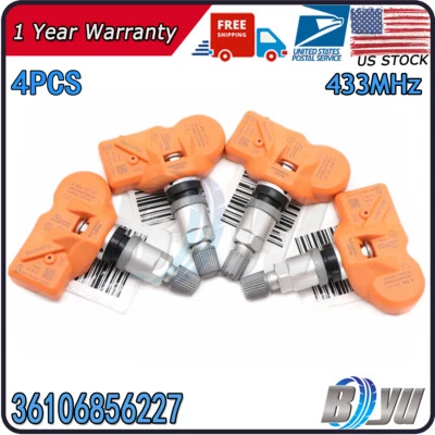4x New Tire Pressure Monitoring Sensor TPMS For 36106856227 MINI Cooper BMW X3 - Image 1 of 4
