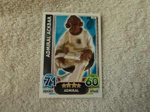 Topps - Star Wars Force Attax "ADMIRAL ACKBAR" #22 Rebel Alliance Trading Card - Picture 1 of 2