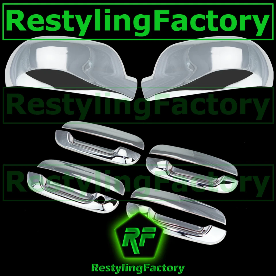 02-09 GMC Envoy Espejo Cromo + Manija de 4 Puertas Sin Cubierta de Cerradura de Pasajero COMBO Foto 1 de 1