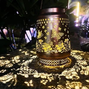 Butterfly Solar Lantern Outdoor Waterproof Hanging Decorative Lights for Gard... - Picture 1 of 9
