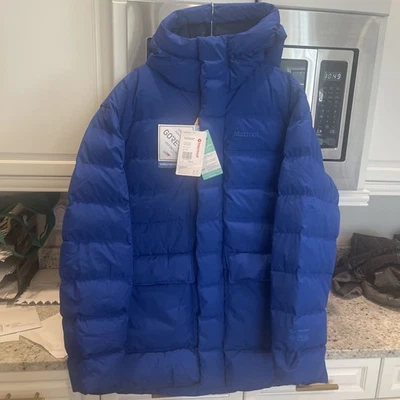 MARMOT WARMCUBE GORETEX GOLDEN MANTLE 700 DOWN PARKA JACKET MENS XL PTP 27 NWT - Image 1 of 4