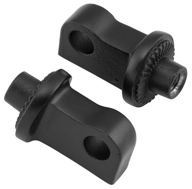 Montajes adaptadores de clavija estriada Kuryakyn negro satinado #8896 Harley Davidson Sportster Foto 1 de 1