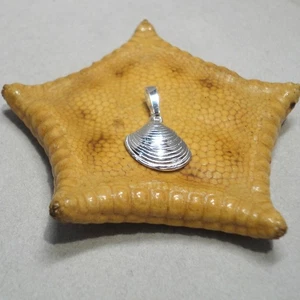 Muschel Anhänger Venusmuschel Maritim Schmuck Meer Strand Sterling Silber 925/- - Bild 1 von 6