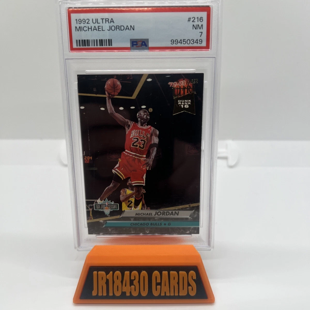 Michael Jordan Basketball 1992-93 Season Sports Trading Card